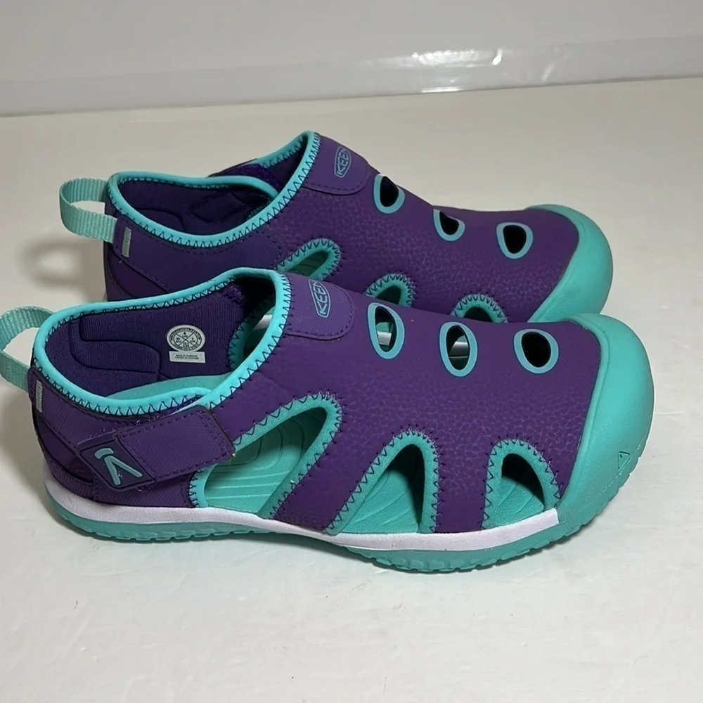 Keen Aqua Stop Anatomic Footbed Eco Anti Odor Big Kids Water Shoes Sz 4 Sandals